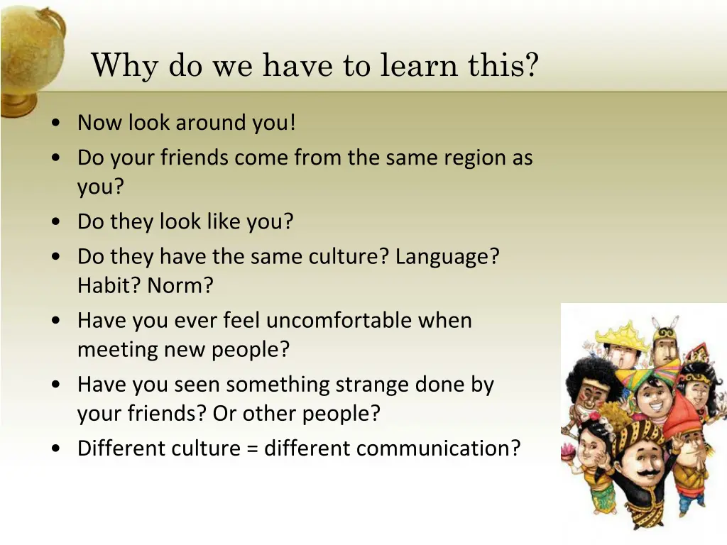 why do we have to learn this