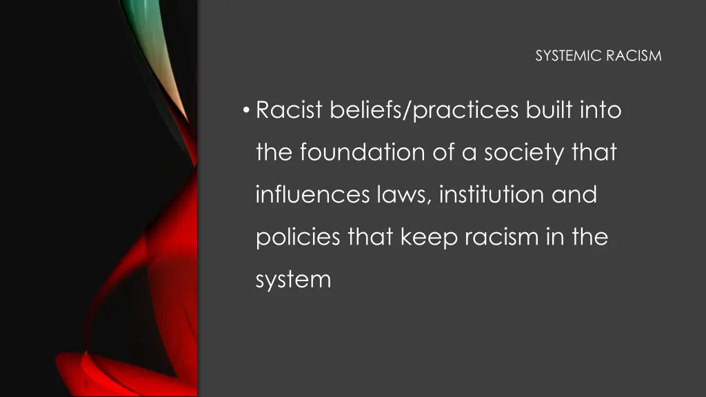 systemic racism