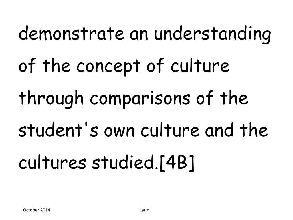 demonstrate an understanding of the concept