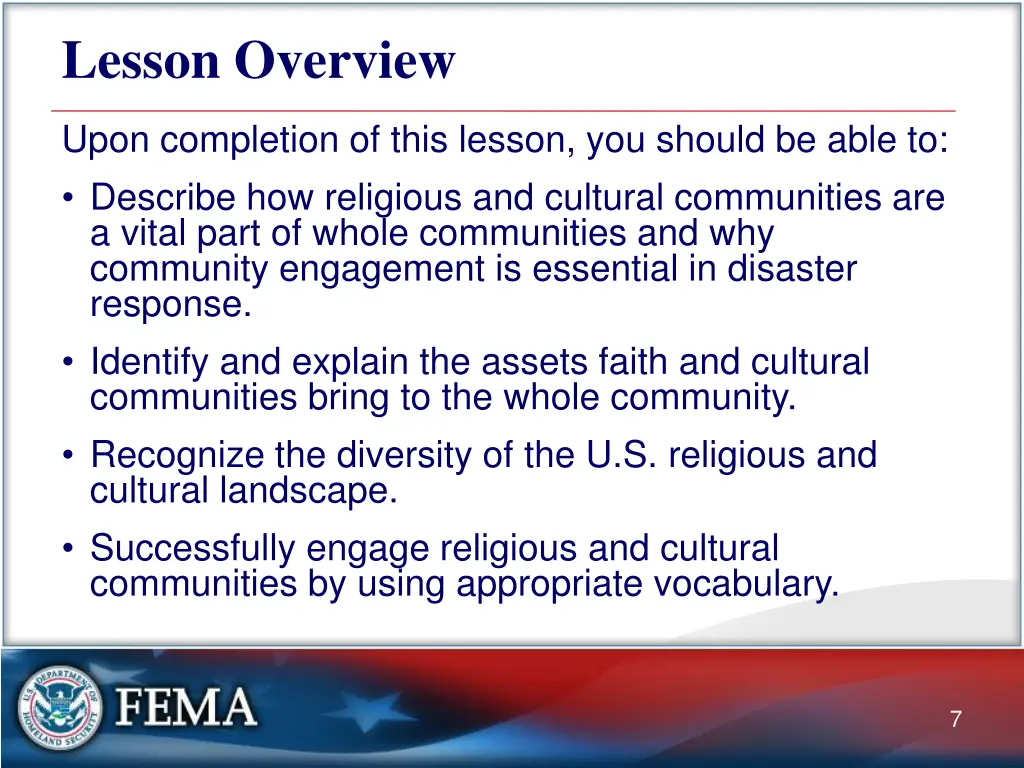 lesson overview