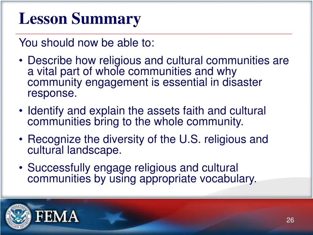lesson summary