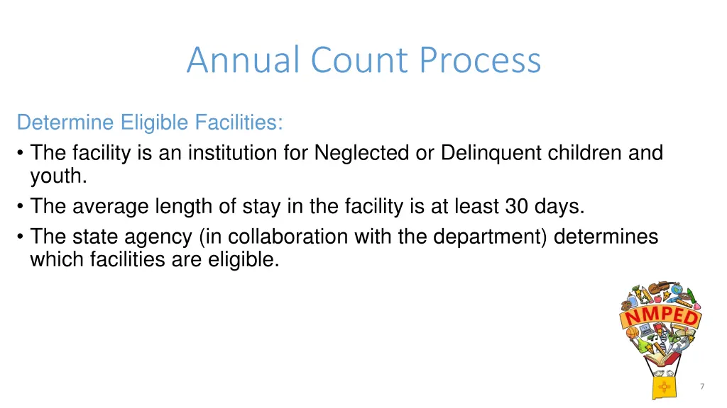 annual count process 2