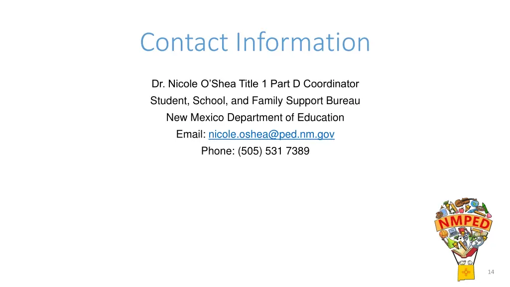 contact information