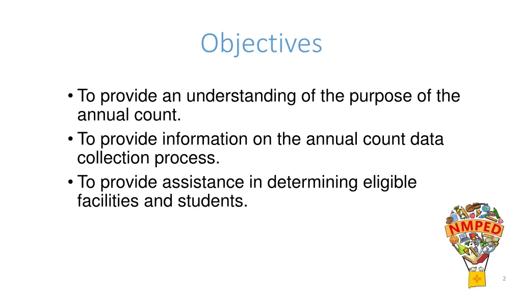 objectives