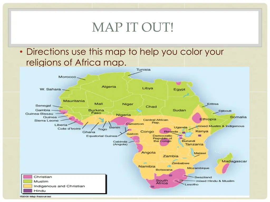 map it out