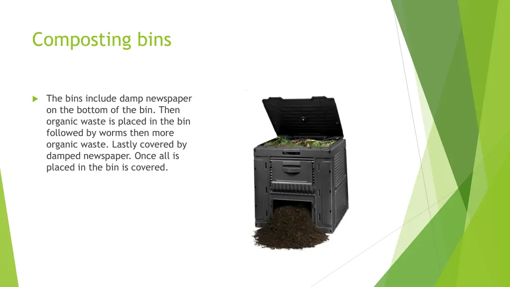 composting bins