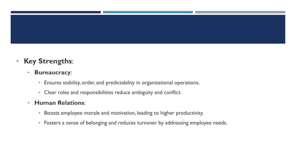 key strengths