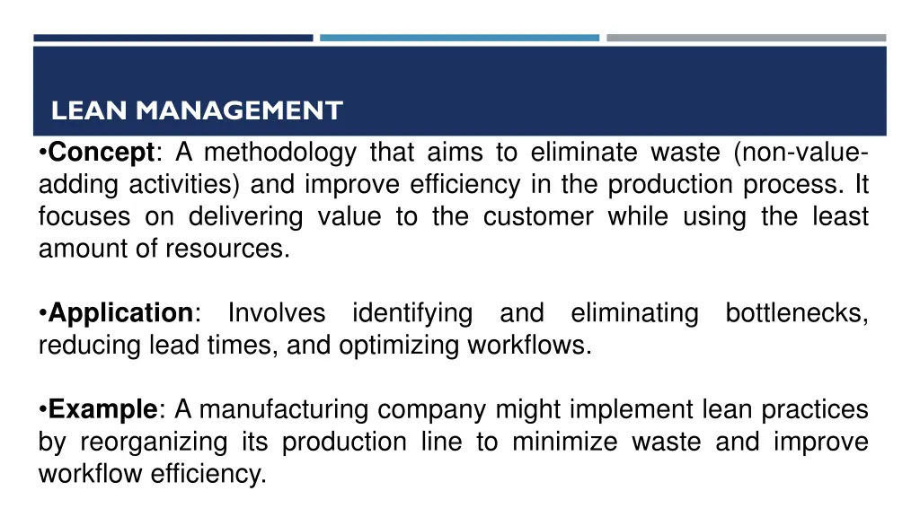 lean management concept a methodology that aims