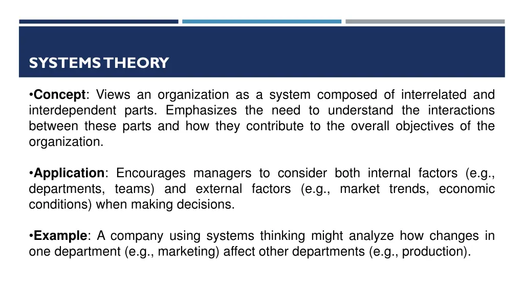 systems theory