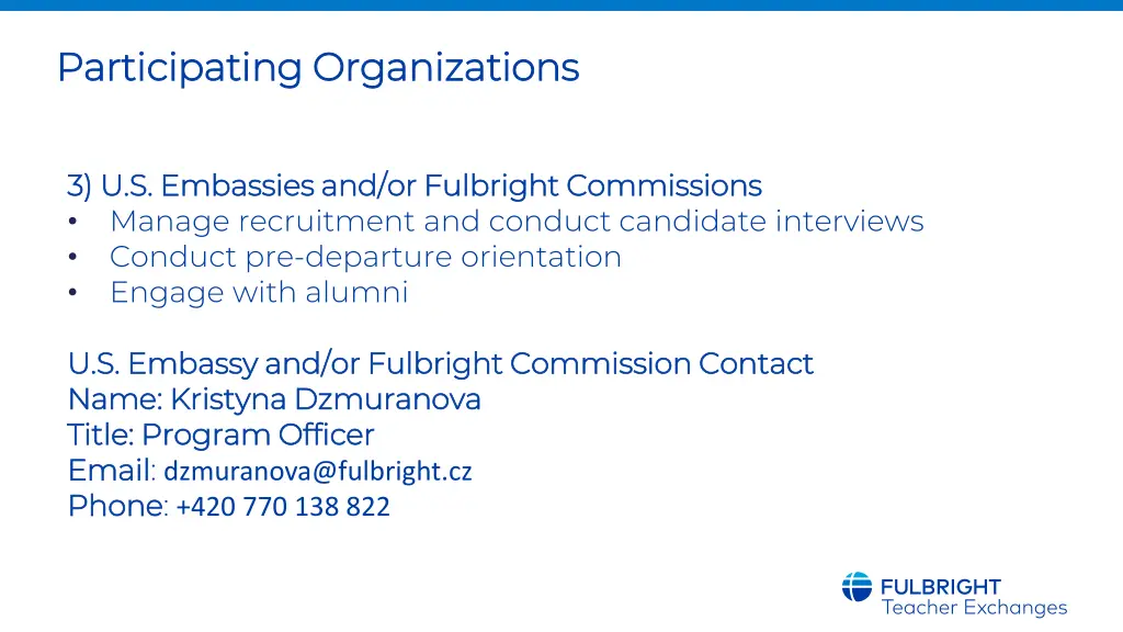 participating organizations participating 1