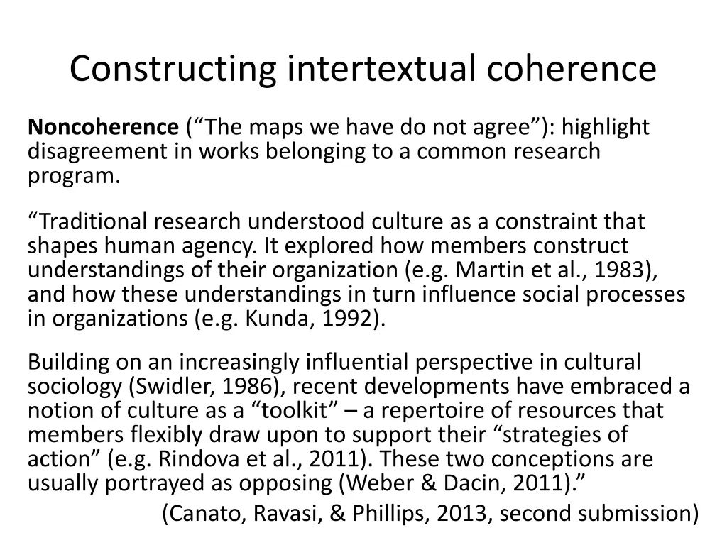 constructing intertextual coherence 3