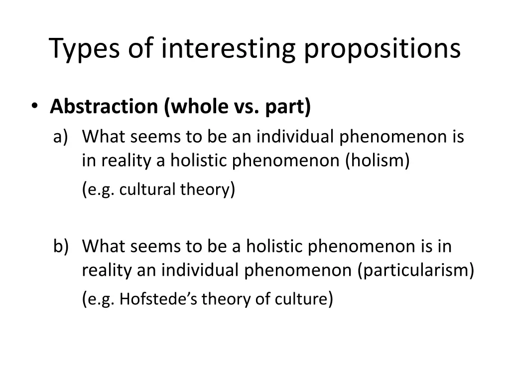 types of interesting propositions 2
