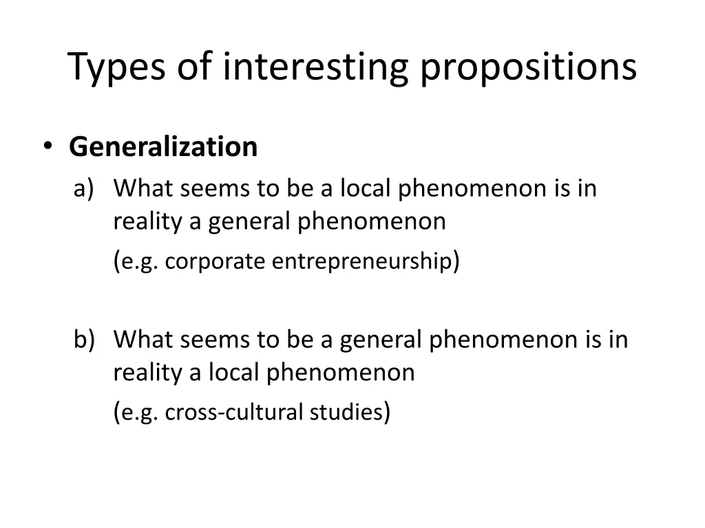 types of interesting propositions 3