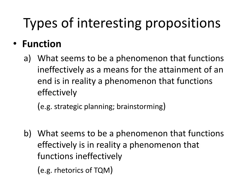 types of interesting propositions 5