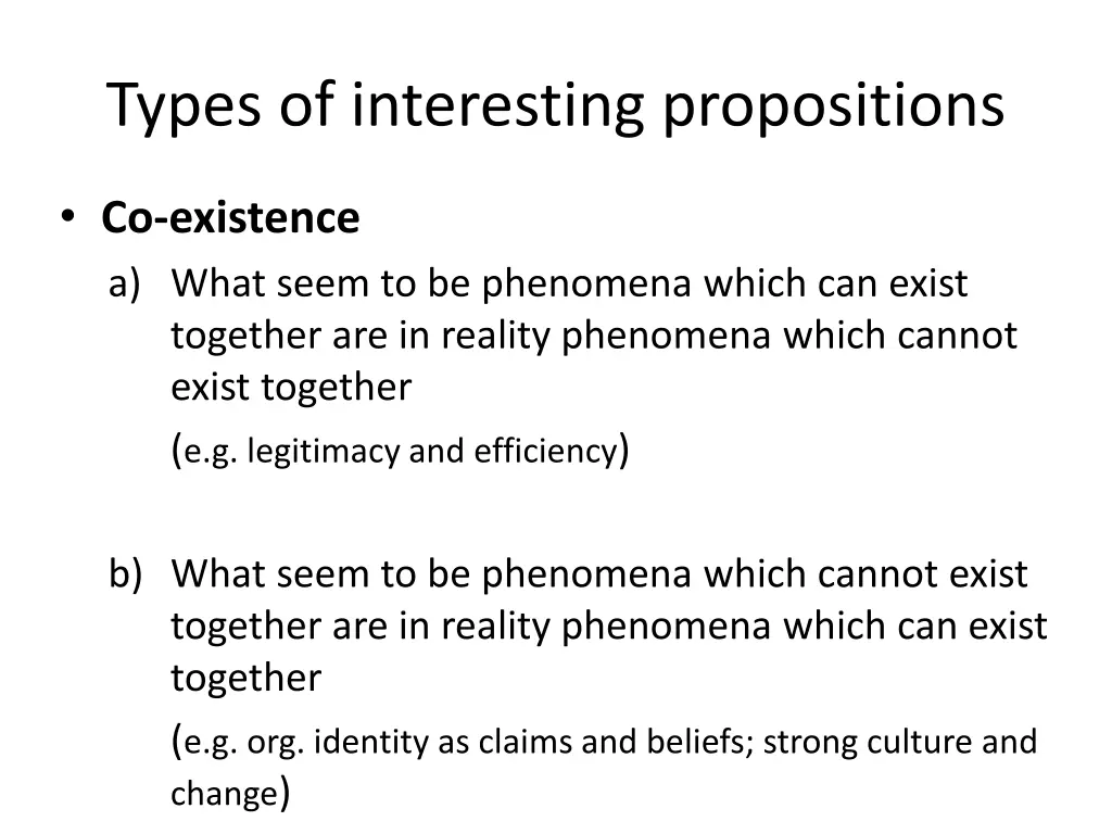 types of interesting propositions 8