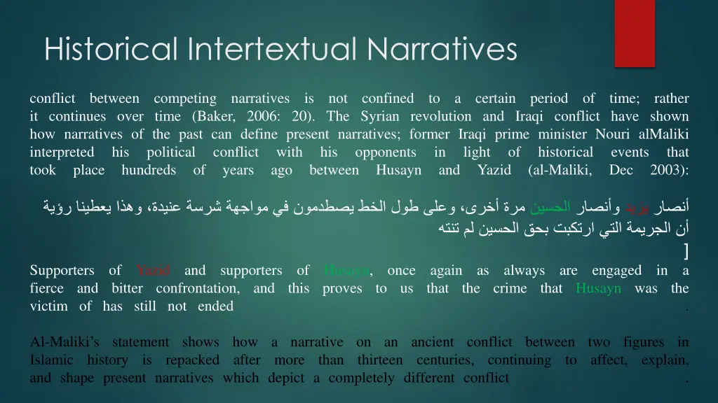 historical intertextual narratives