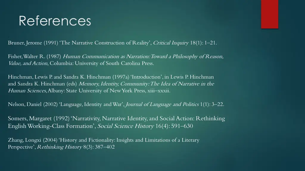 references