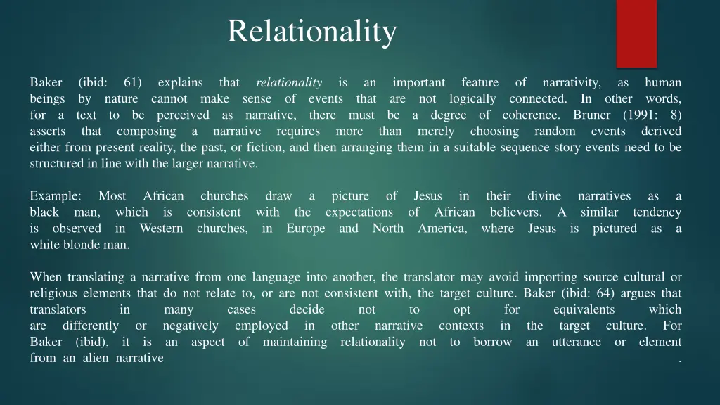 relationality