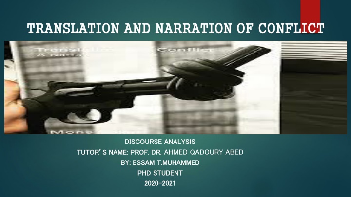 translation and narration of conflict translation