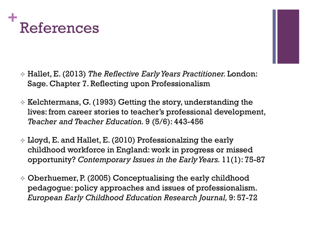 references 1
