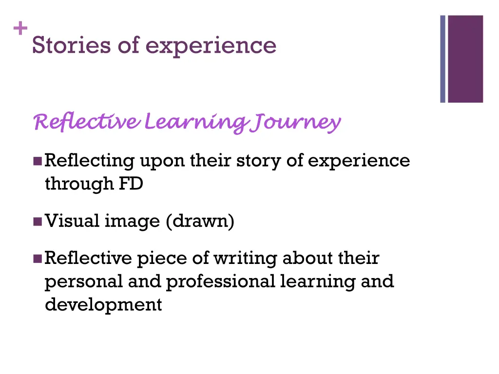 stories of experience