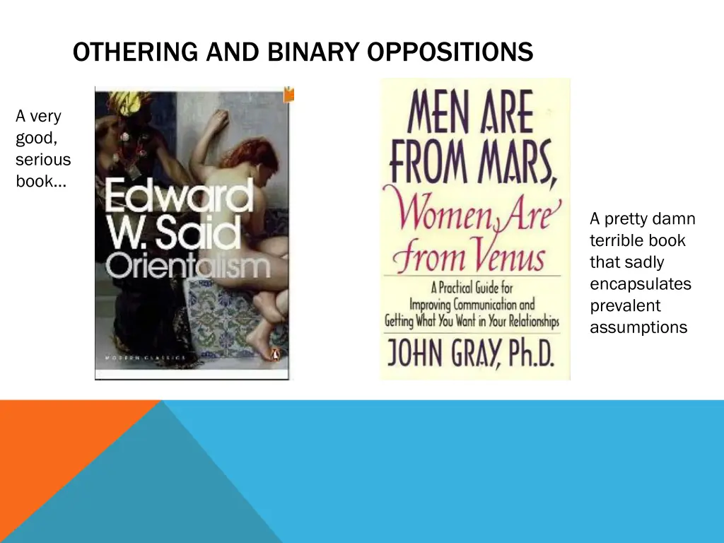 othering and binary oppositions