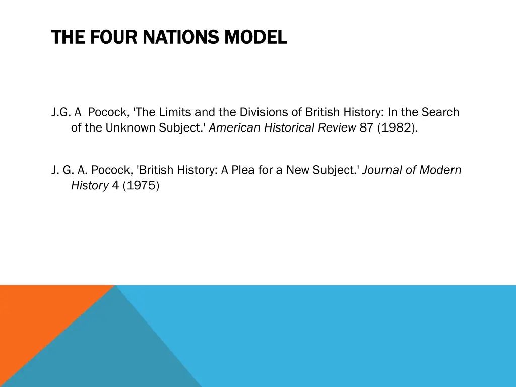 the four nations model the four nations model