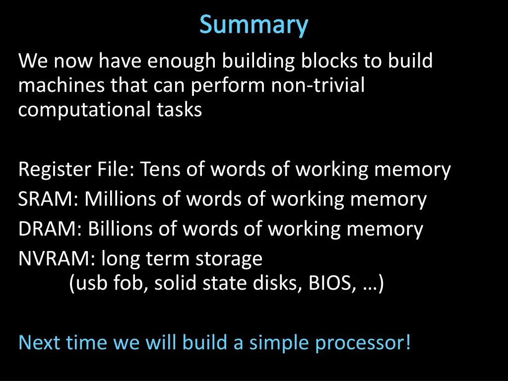 summary