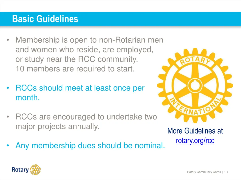 basic guidelines