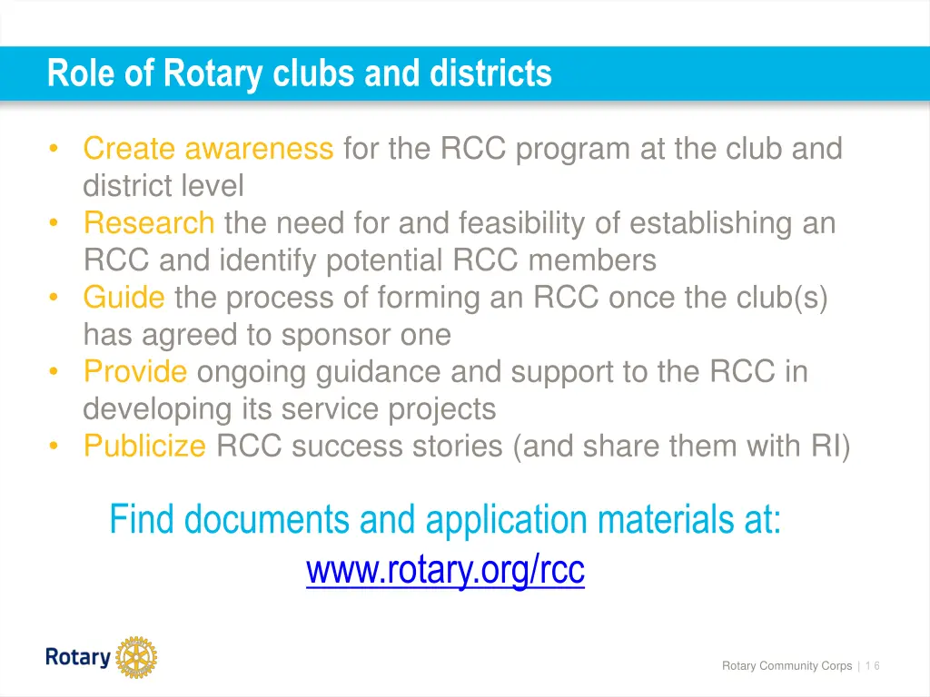 role of rotary clubs and districts