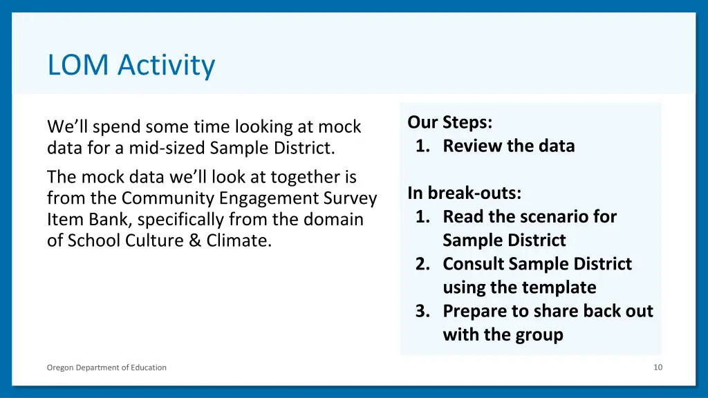 lom activity