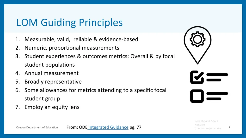 lom guiding principles
