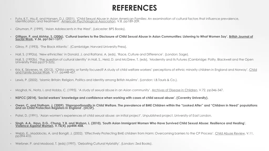 references 1
