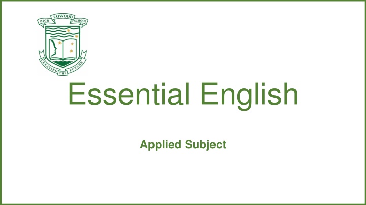 essential english