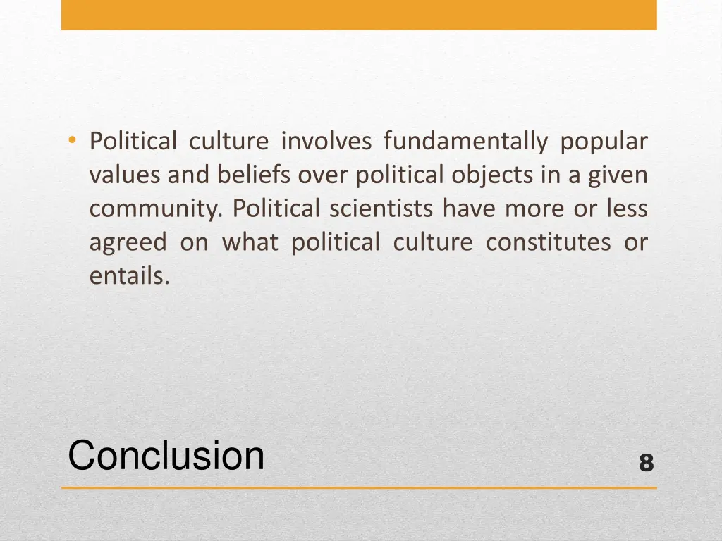 political culture involves fundamentally popular