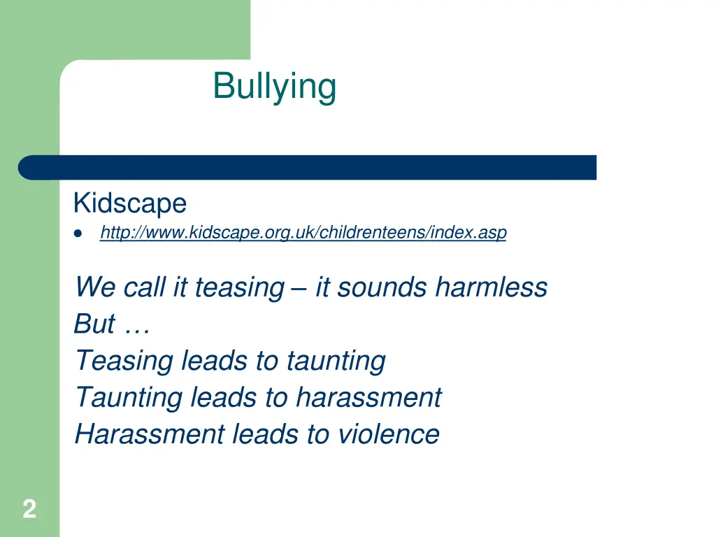 bullying