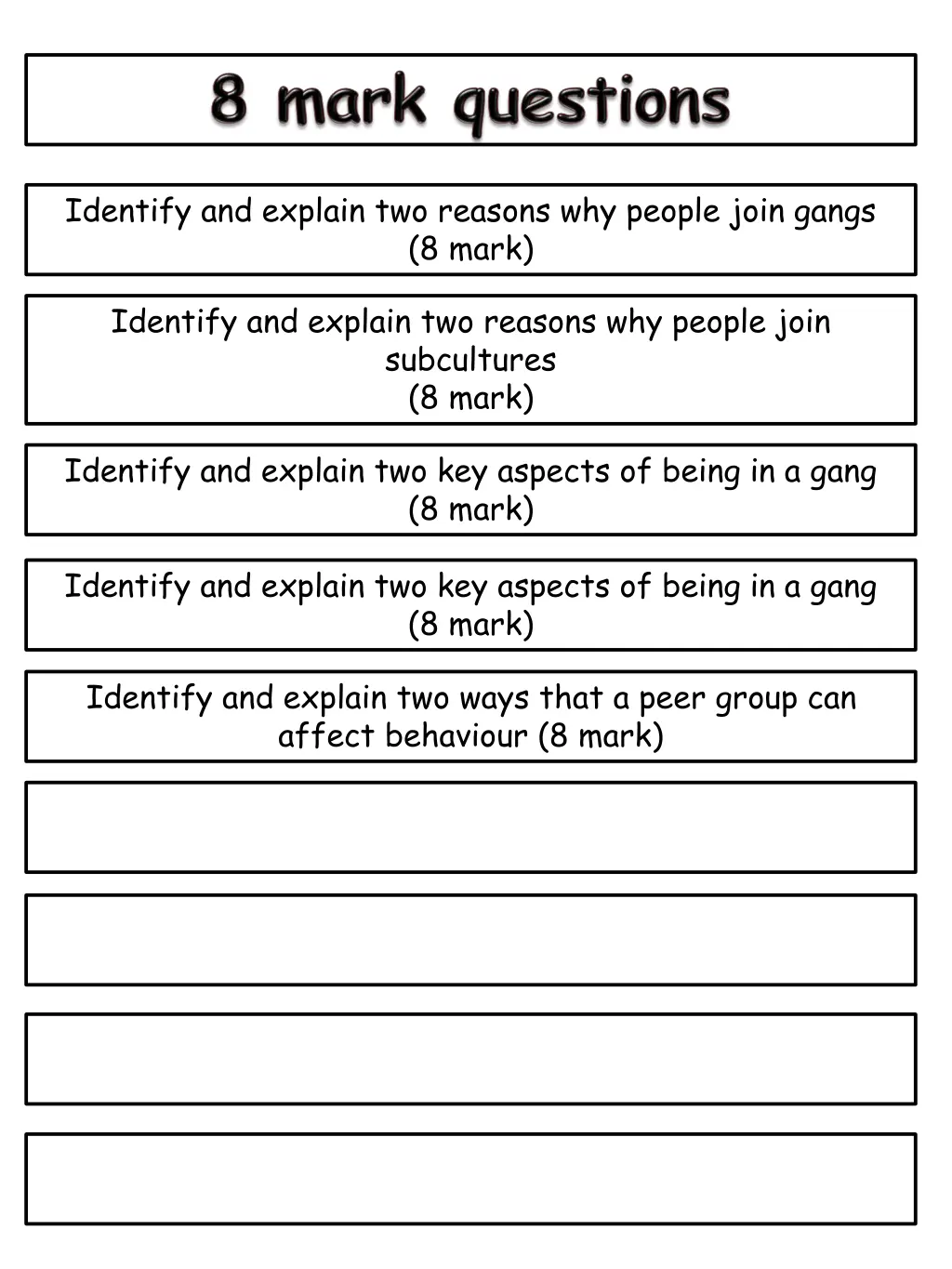 identify and explain two reasons why people join