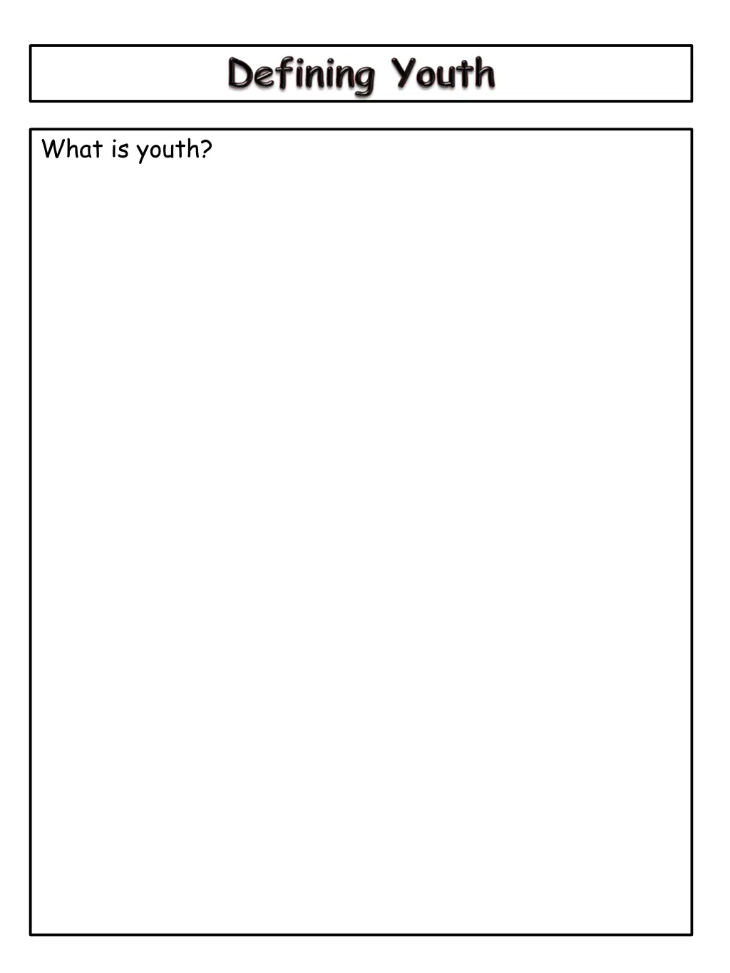 what is youth