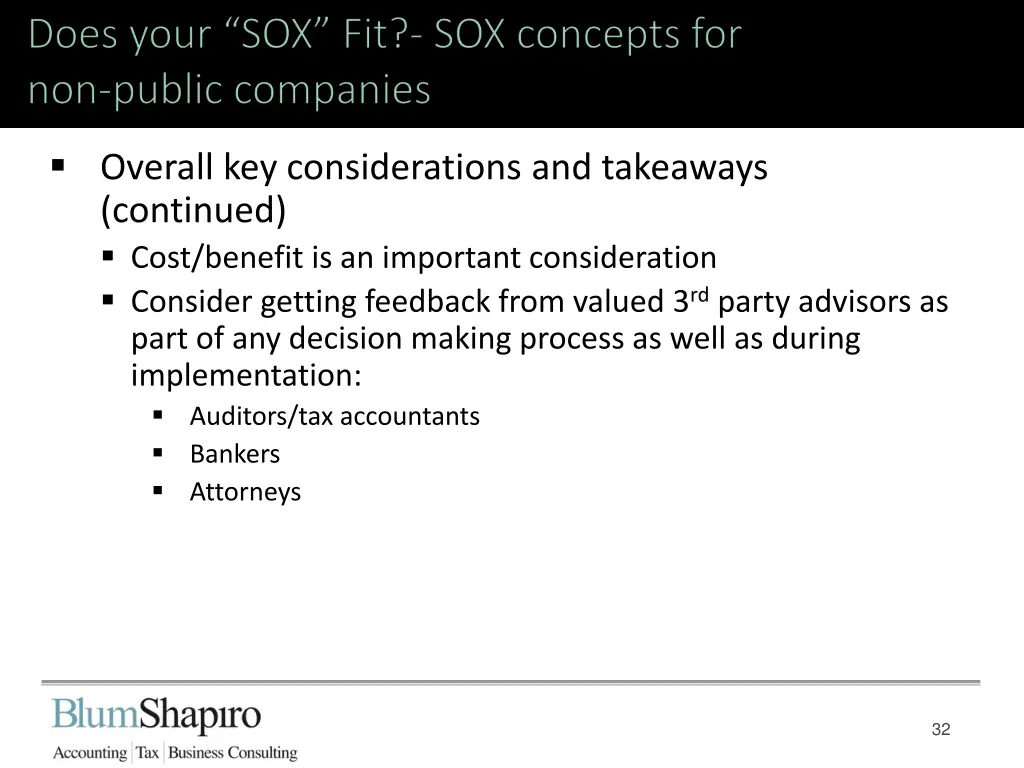 overall key considerations and takeaways 1