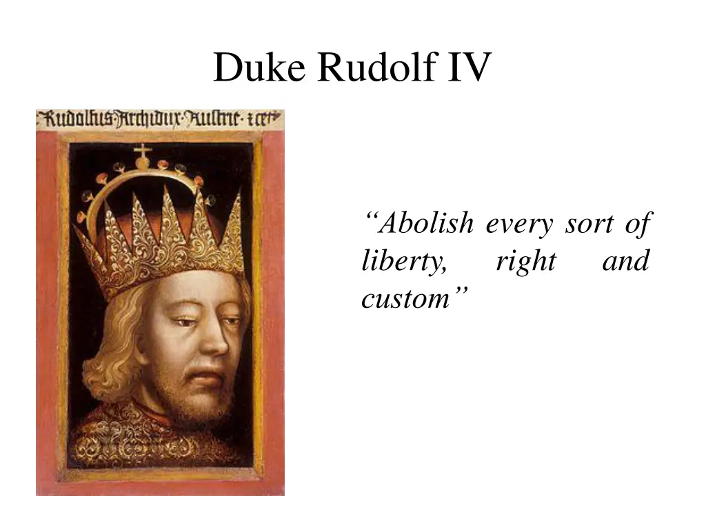 duke rudolf iv