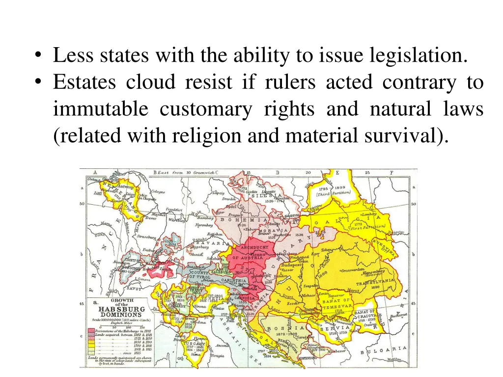less states with the ability to issue legislation