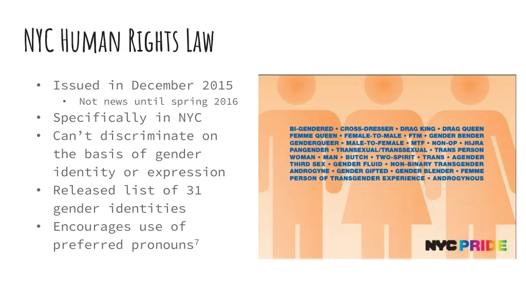 nyc human rights law