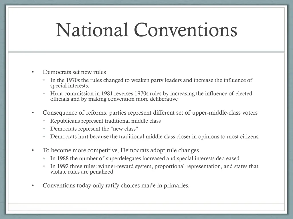 national conventions 1