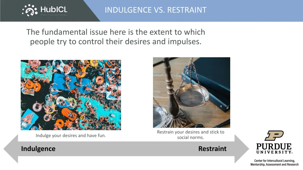 indulgence vs restraint
