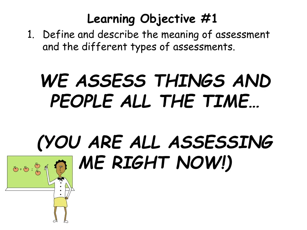 learning objective 1 1 define and describe