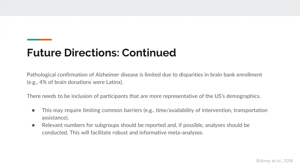 future directions continued