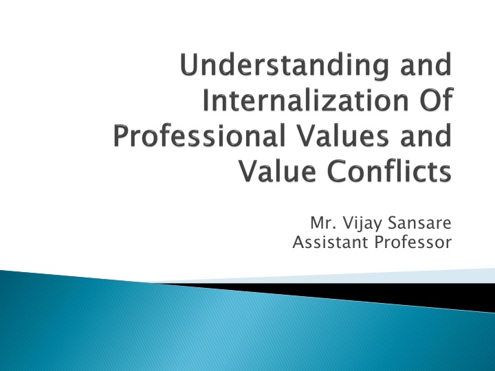 mr vijay sansare assistant professor