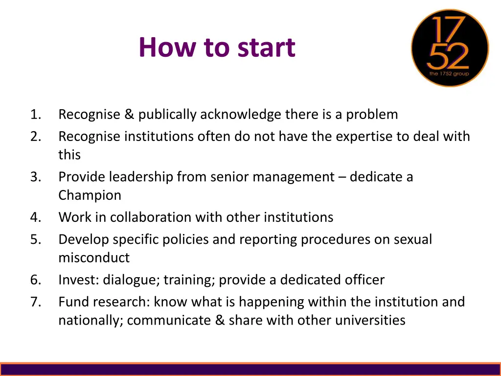 how to start