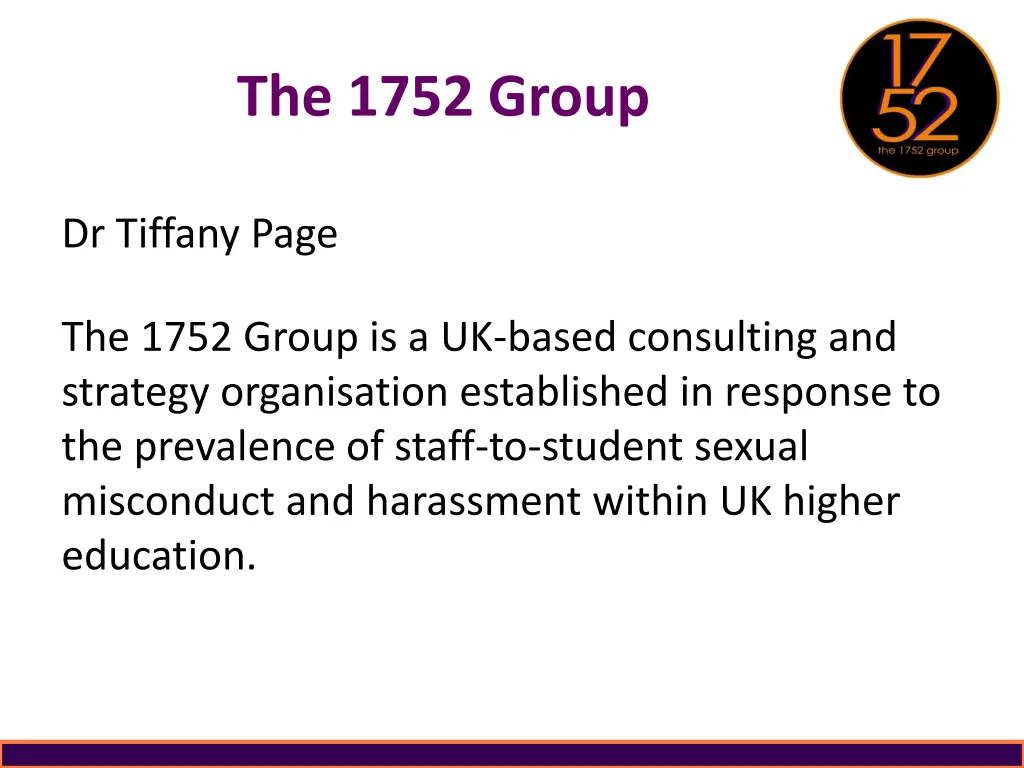 the 1752 group