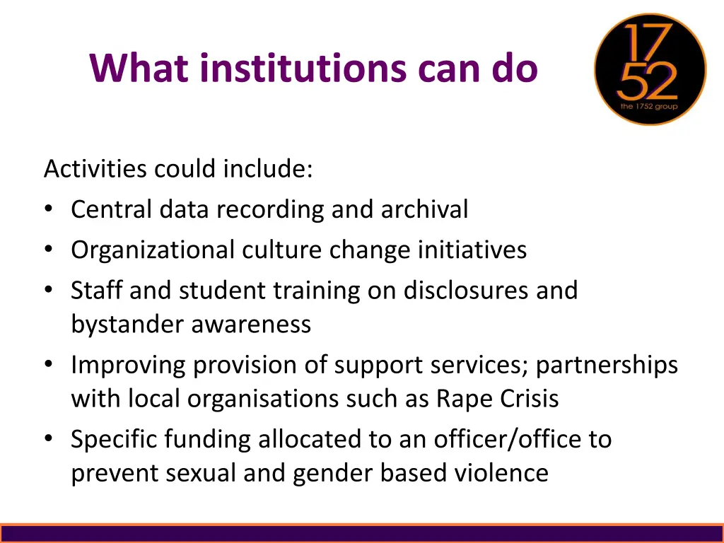 what institutions can do 3